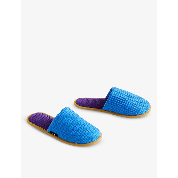 Hay Waffle-texture cotton-blend slippers | Hay