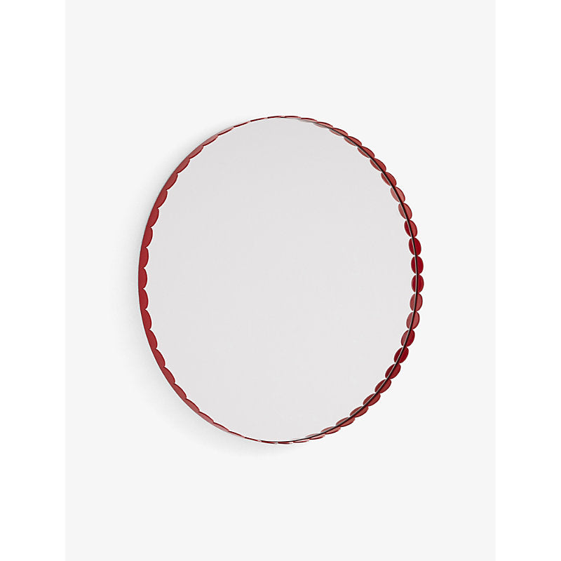 Hay Muller Van Severen Arcs round mirror 60cm