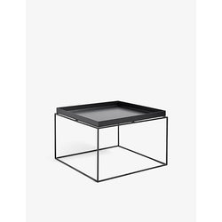 Hay Tray large cube powder-coated steel tray table 60cm