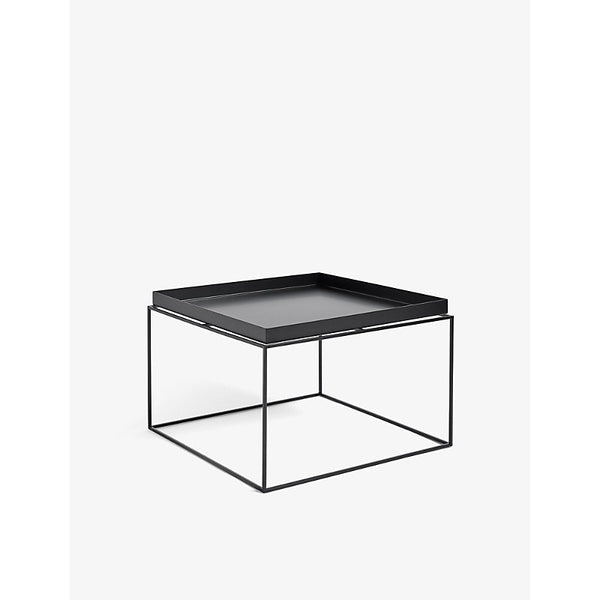 Hay Tray large cube powder-coated steel tray table 60cm