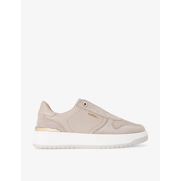 Carvela Charm Laceless leather low-top trainers