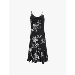 Allsaints Erica Iona floral-print woven mini dress | ALLSAINTS