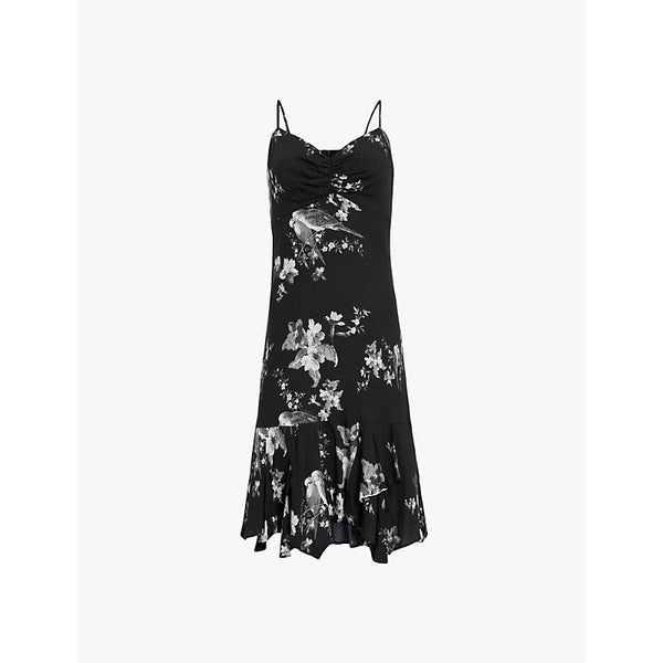 Allsaints Erica Iona floral-print woven mini dress