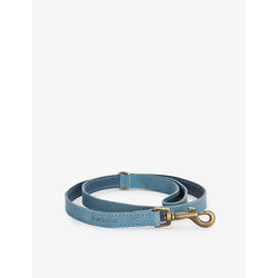 Barbour Logo-debossed leather dog collar