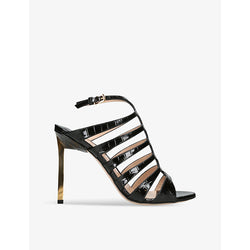 Tom Ford Carine croc-embossed leather heeled sandals