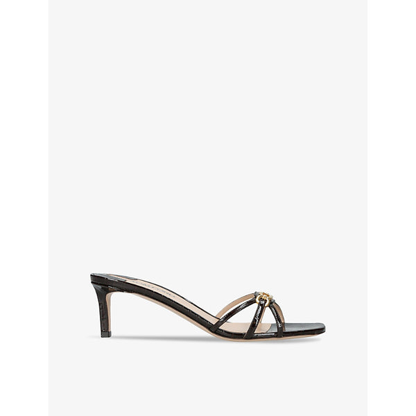 Tom Ford Whitney croc-embossed leather heeled mules