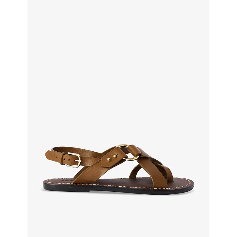 Soeur Florence cross-over leather sandals | Soeur