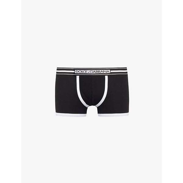  Dolce & Gabbana Branded-waistband stretch-cotton boxers