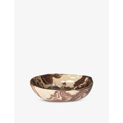 Ferm Living Ryu abstract-pattern stoneware bowl