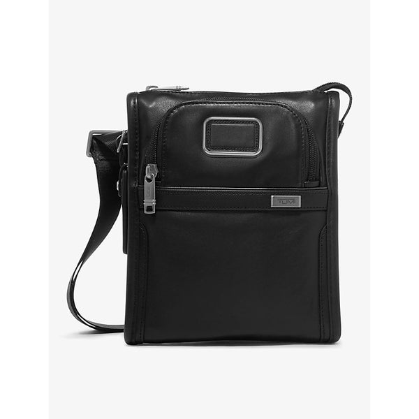 Tumi Alpha 3 small leather cross-body bag | LYBSTORE