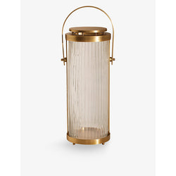 Soho Home Dalmore textured-glass brass lantern | LYBSTORE