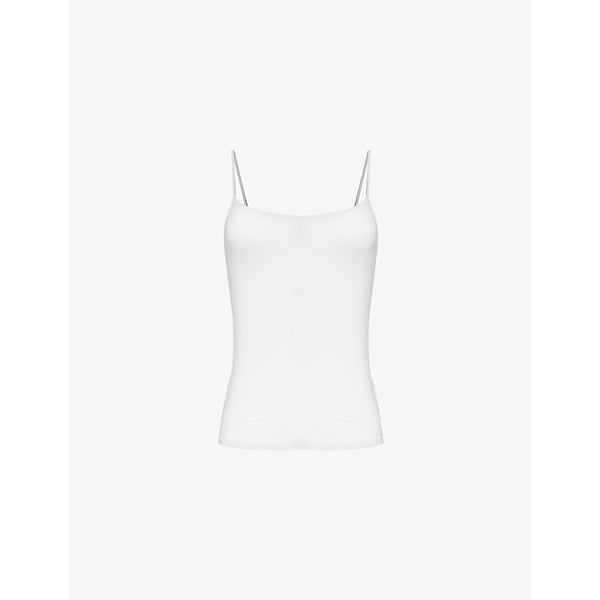  Hanro Slim-fit sleeveless stretch-woven top