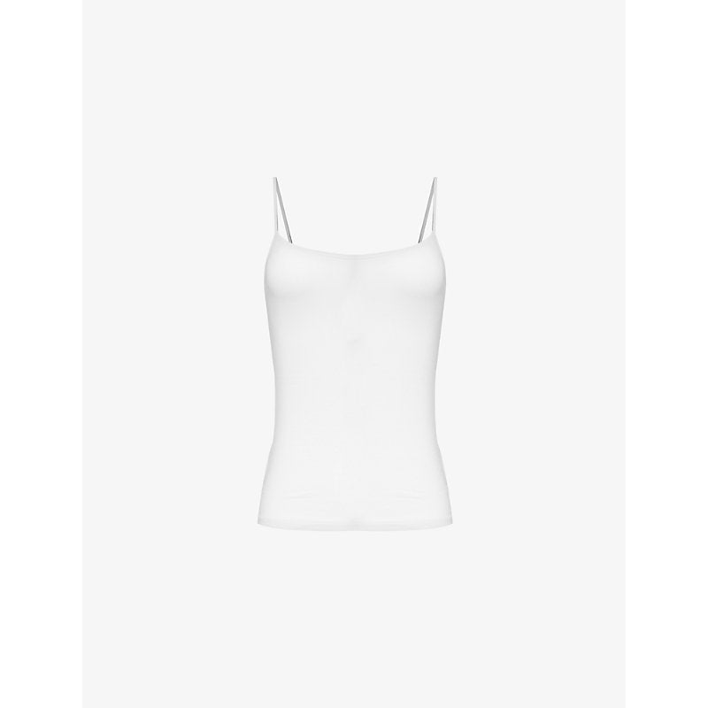  Hanro Slim-fit sleeveless stretch-woven top