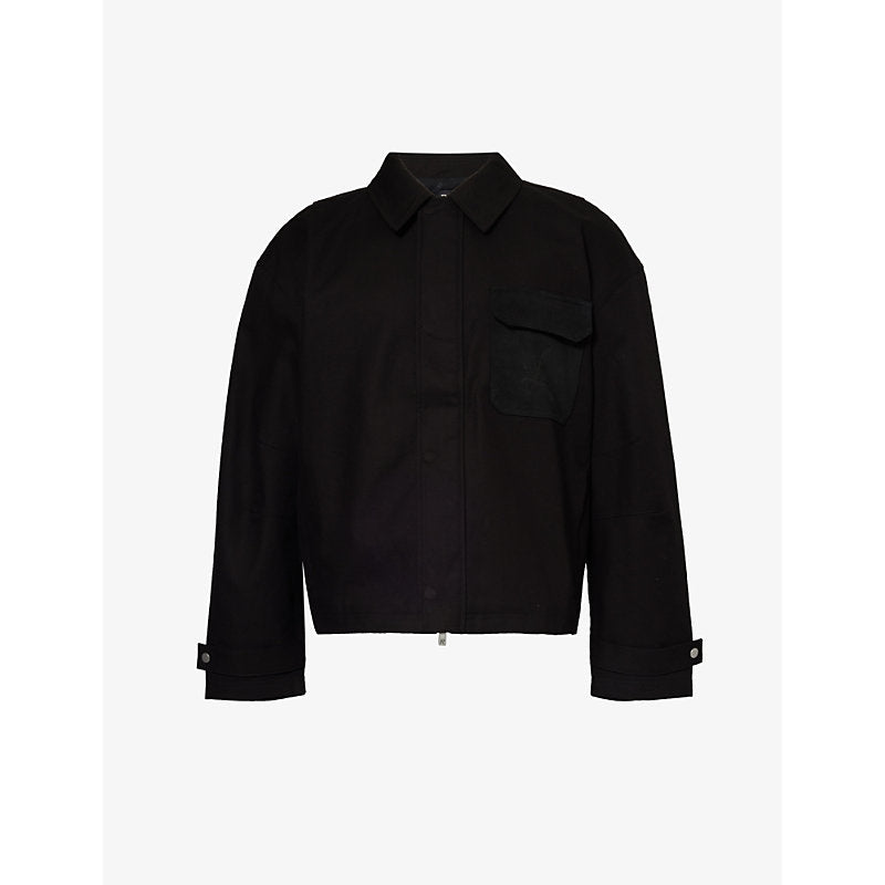  Represent Horizons collared cotton twill jacket