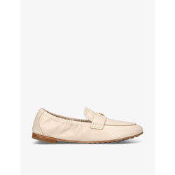 Tory Burch Chunky-sole leather ballet loafers