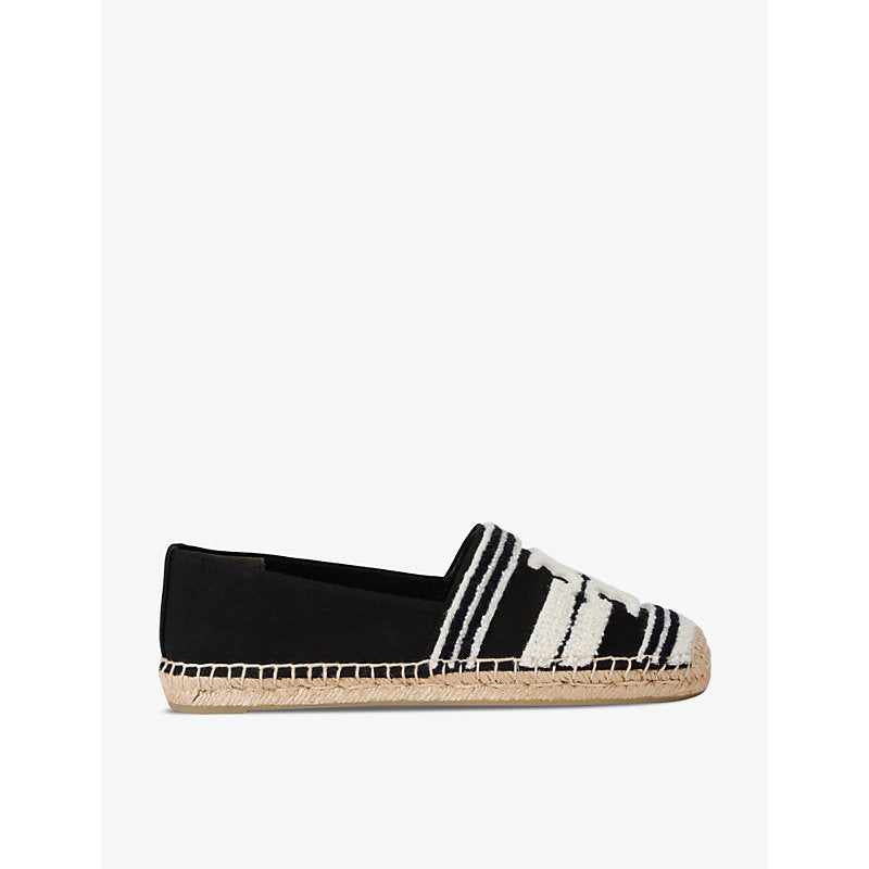 Tory Burch Double T brand-motif espadrilles | Tory Burch