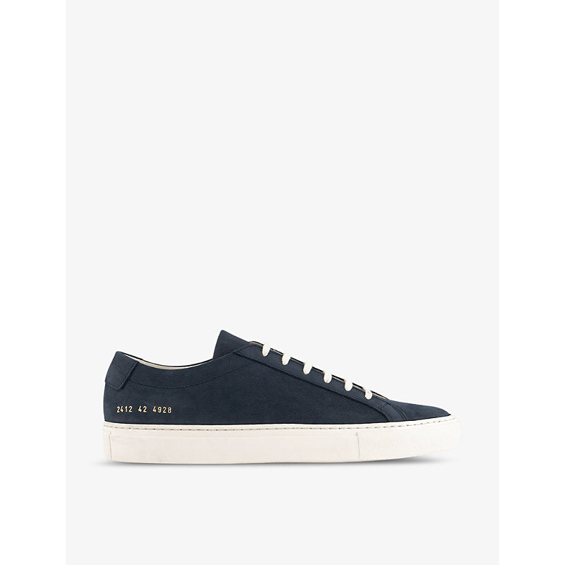 Common Projects Achilles Low number-print suede low-top trainers