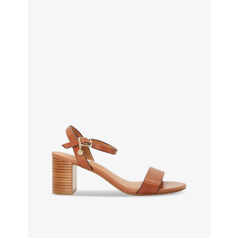 Dune Jelly leather heeled sandals | Dune