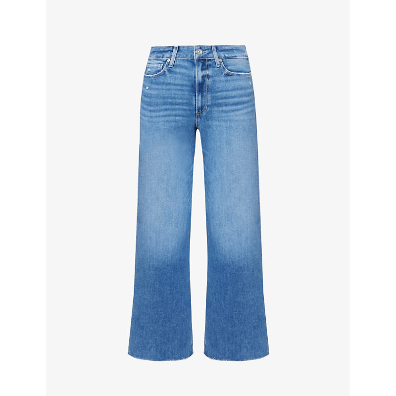  Paige Anessa raw-hem stretch-denim jeans