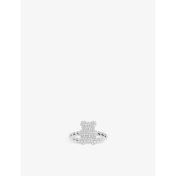  Apm Monaco Yummy Baby Snow sterling-silver and zirconia ring