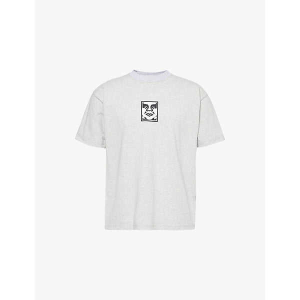 Obey Icon logo-patch cotton-jersey T-shirt