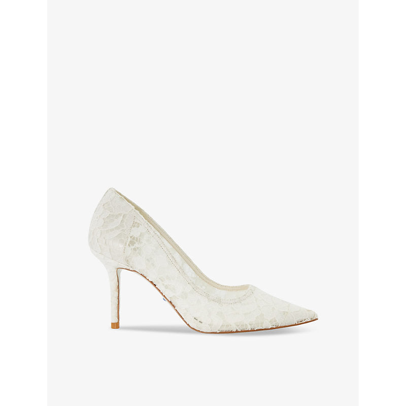 Dune Bridal Adoring mesh heeled courts | Dune