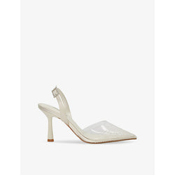  Dune Bridal Divinely PVC slingback courts