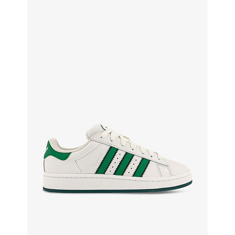 Adidas Campus 00s brand-stripe low-top leather trainers