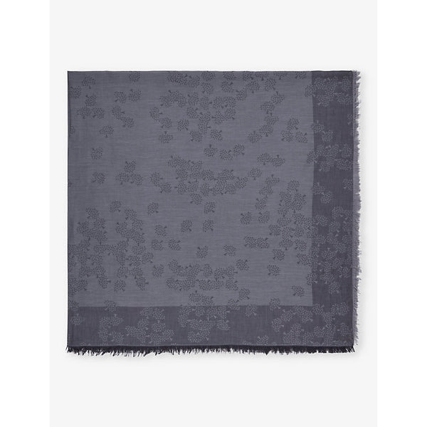 Mulberry Tamara square organic-cotton scarf