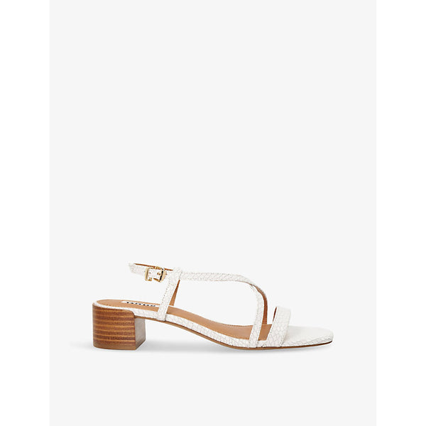 Dune Jaskell snake-print leather sandals