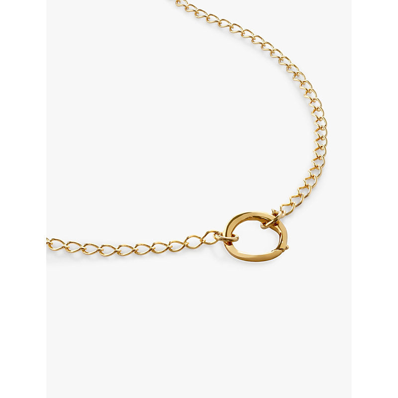 Monica Vinader Capture Chain 18ct gold-plated vermeil sterling-silver necklace