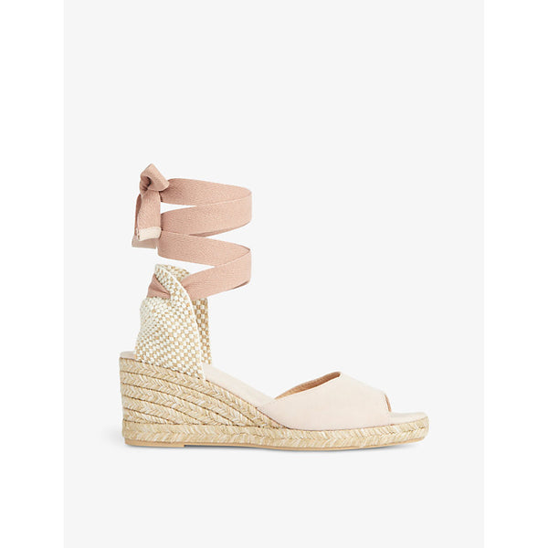 Lk Bennett Marianne espadrille suede wedges | LK BENNETT