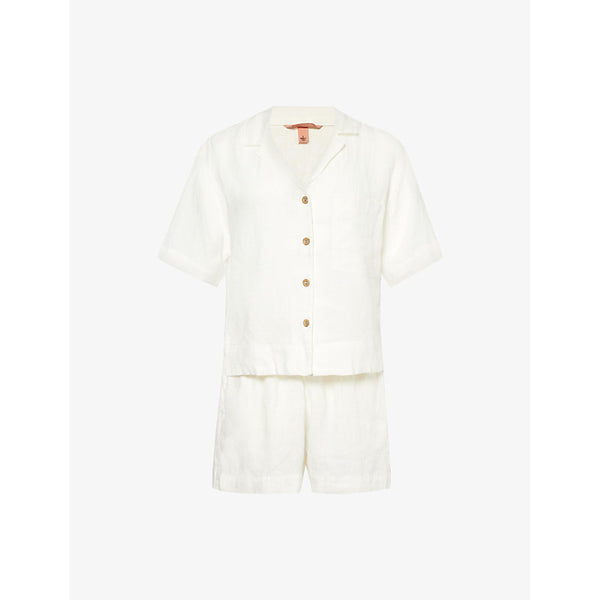  Eberjey Relaxed-fit linen pyjama set