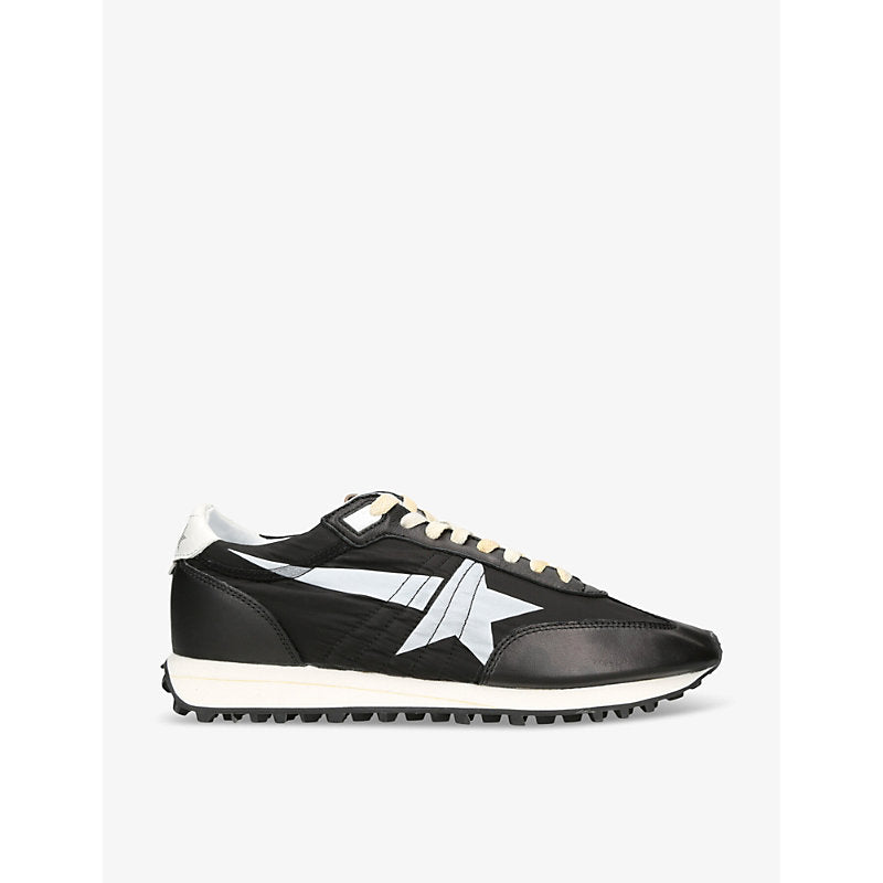 Golden Goose Marathon Runner leather and mesh low-top trainers