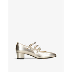 Carel Kina metallic leather pumps