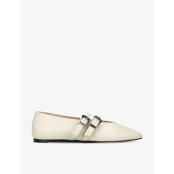 Le Monde Beryl Claudia double-strap leather flats