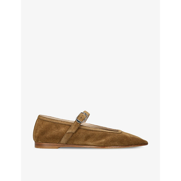 Le Monde Beryl Mary Jane suede flats