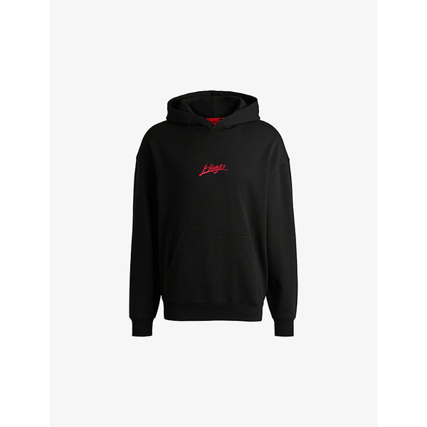  Hugo Leisure logo-print cotton-jersey hoody