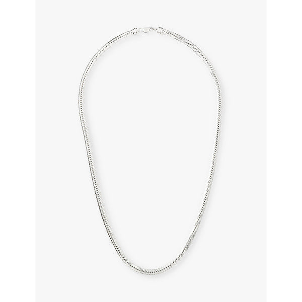  Missoma Camail snake silver-plated brass necklace