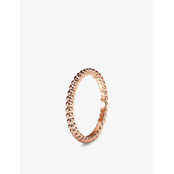 Van Cleef & Arpels Perlée 18ct rose-gold ring