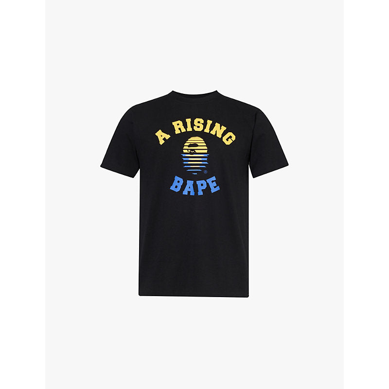  A Bathing Ape A Rising Bape short-sleeved cotton-jersey T-shirt