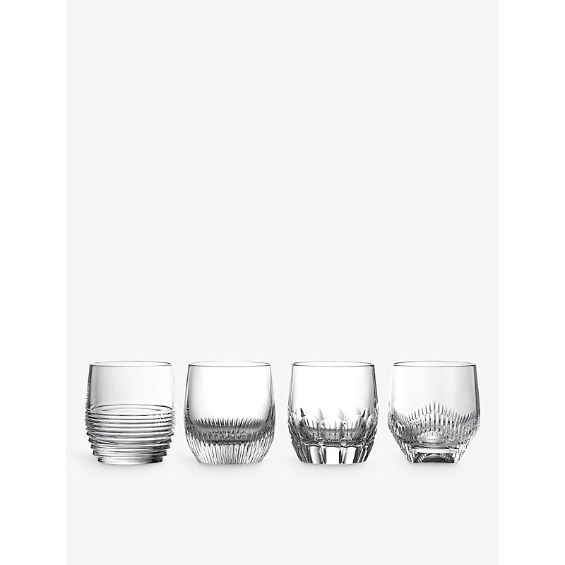 Waterford Mixology mixed glass tumblers 255ml set of four