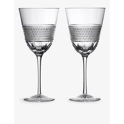 Waterford Copper Coast crystal red wine glasses 470ml set of two