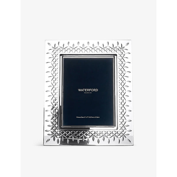 Waterford Lismore crystal-glass photo frame 22.5cm x 27.5cm