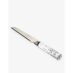 Waterford Lismore crystal and stainless-steel cake knife 33cm