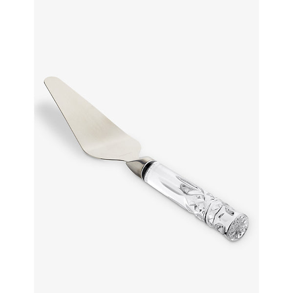 Waterford Lismore crystal and stainless-steel cake server 30cm