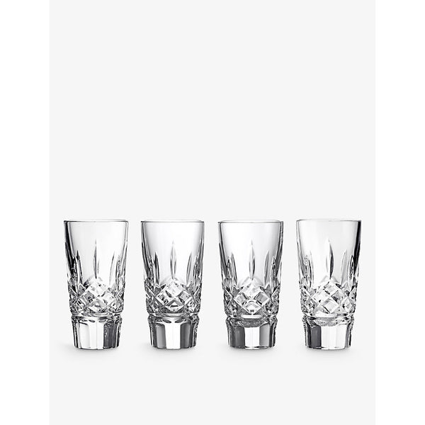 Waterford Lismore crystal shot glass 55ml set of four