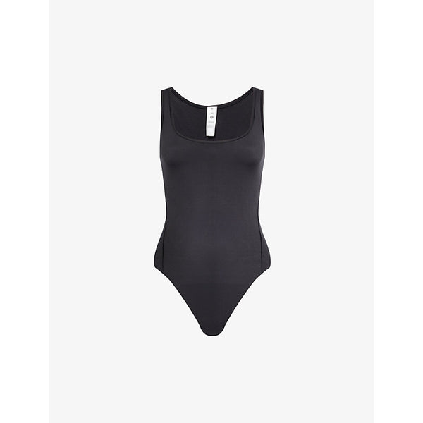  Lululemon Wundermost square-neck stretch-woven bodysuit