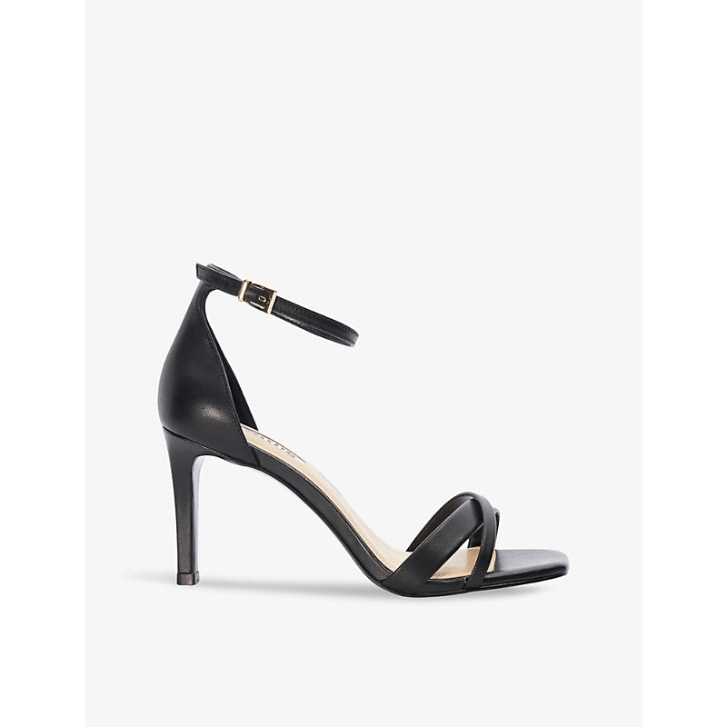  Dune Madrina crossover-strap leather sandals