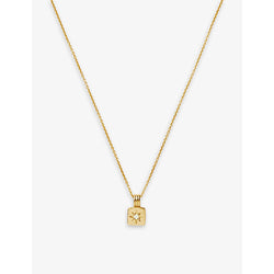 Missoma Mini Star-pendant 18ct recycled gold-vermeil sterling-silver necklace